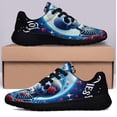 thumbnail image 3 of Skull Couple Valentine Day Love Never Dies Shoes Sneakers Black Size 5, 3 of 7