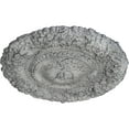 thumbnail image 3 of Ekena Millwork 21"OD x 2"P Marseille Ceiling Medallion (Fits Canopies up to 7 3/8"), Hand-Painted Ultra Pure White Crackle, 3 of 6