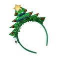thumbnail image 5 of Tnobhg Christmas Headband Glowing Hair Band Xmas Tree Deer Horn Shape Headwear for Festive Party Decoration, 5 of 8