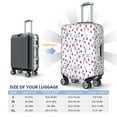 thumbnail image 5 of Goofa Rabbit Eating Pattern Luggage Covers For Suitcase,Suitcase Cover Protector Fit 18-32 Inch Luggage-Small, 5 of 9