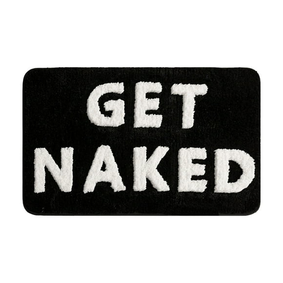 fheaev Letter Toilet Bathroom Water Absorbent Non Slip Floor Mat Household And Dirty Imitation Floor Mat