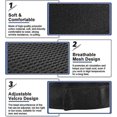 thumbnail image 2 of SHAR Professional Chef Hat Set - 3 Adjustable Cooking Caps for Catering and Food Service - Breathable Mesh Top and Flat Top Design - Unisex Hair Cover, 2 of 5