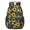 Sunflower and Bee, variant on Sunflower and Bee Black Pattern 17" School Backpacks for Teens,Waterproof Oxford Fabric,S-Shape Padded Straps for School,Travel,Hiking,Camping