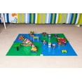 thumbnail image 5 of Strictly Briks Product Name: Classic Baseplates for Building Bricks 100% Compatible with Major Brands | Building Bases for Tables, Mats and More! | 4 Base Plates in Blue & Green 15.75" x 15.75", 5 of 7