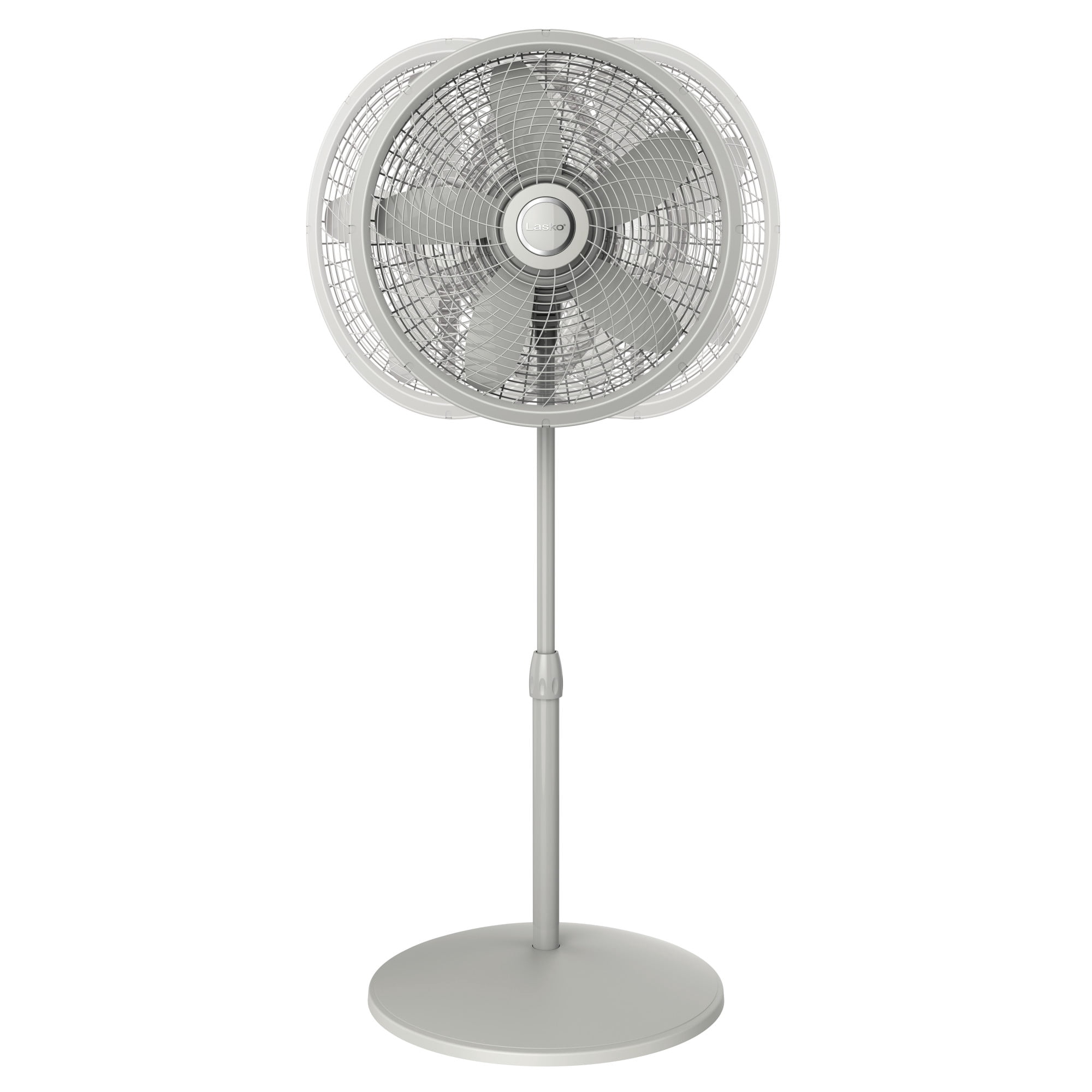 (3 pack) Lasko Cyclone 18" 3-Speed Adjustable Large Room Pedestal Fan, Gray, S18902