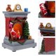 thumbnail image 2 of GOOHOCHY Lámpara de mesa decorativa navideña de resina con forma de Papá Noel, lámpara de chimenea luminosa con temática navideña., 2 of 8