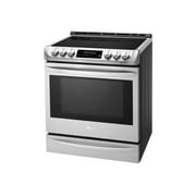 LG LSE4615ST 6.3 cu.ft. Electric Single Oven Slide-in Range, ProBake Convection™, EasyClean®, Warming Drawer, Stainless Steel