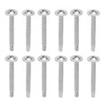 thumbnail image 3 of Ccdes M4.2 Screw,Self‑Tapping Screw Set,500pcs Self Tapping Screw 410 Stainless Steel M4.2 X 38mm Crossed Screw Kit Rustproof Anti‑Corrosion, 3 of 8