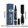 thumbnail image 2 of Face Brush Black Beard Filler Pen Is Detachable And Easy To Use Making It Easy To Create Thick Beard Hairlines 5ML, 2 of 7
