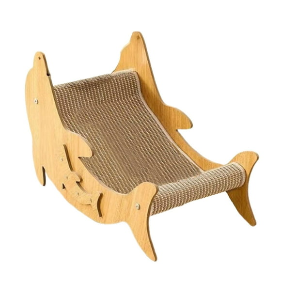 Cama rascadora para gatos, tumbona protectora para el suelo, cama resistente para gatos de interior, silla de sisal para gatos, almohadilla rascadora