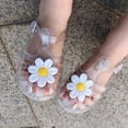 thumbnail image 1 of Zapatos de niña con flores de margaritas, zapatos de gelatina para bebé princesa Baotou, zapatos romanos, 1 of 5