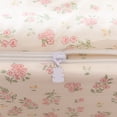 thumbnail image 4 of JJCOITR Floral Printed Zipper Bedding Sets Twin for Kids Girls Lightweight Microfiber Comforter Set with Fitted Sheet Pillow Covers,Pink, 4 of 10