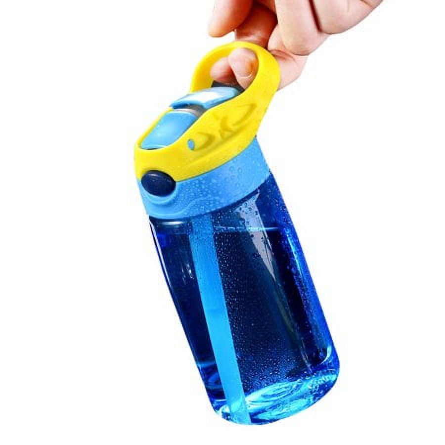 Ecteco Water Bottle for Kids Toddlers with Straw Strap 12OZ Children Sized  Leak Proof BPA Free Tritan Drinking Bottles for Boys Girls School Students  Cute Lightweight Sturdy Anti-skid Design blue