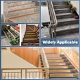 thumbnail image 3 of Highly Rubber Stair Nosing for Enhanced Safety And Easy Installation Brown, 3 of 10