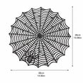 thumbnail image 3 of Placemat 15 Inch Round Bronze Web Placemat for Halloween Party Dining Decor, 3 of 6