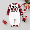 thumbnail image 3 of Zwiiyzr Family Christmas Pjs Matching Sets Holiday Jammies for Baby Matching Family Sets Christmas Casual Printed Jumpsuit Romper Home Wear 2025 Red, 3 of 6