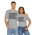 thumbnail image 4 of DJH Apparel | Blessed, Loved & Highly Favored Christian Unisex T-shirt, 4 of 5