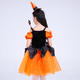 thumbnail image 3 of Disfraz de bruja para niñas, disfraz de araña para niños, disfraz de Halloween, 3 of 5