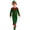 Green, variant on Grblisyd Kids Christmas Set Santa Claus Helper Elf Costume Outfits Long Sleeve Dress Hat Stockings