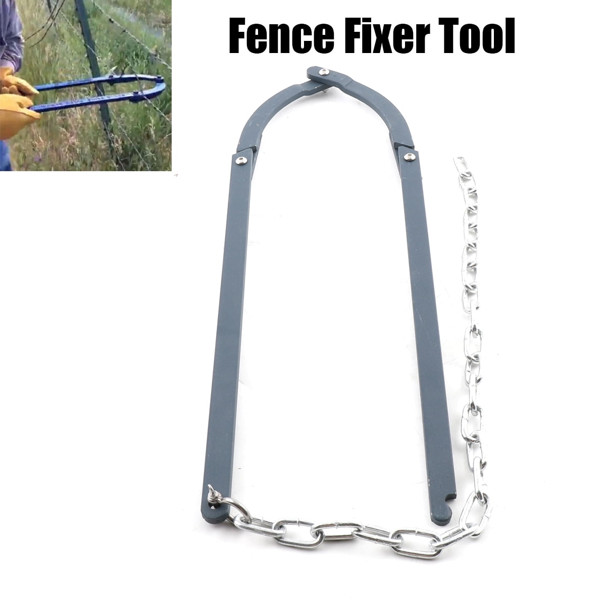 SUDEG Texas Fence Fixer Garden Fence Repair Chain Fencing Strainer Fence Fixer Tool