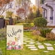 thumbnail image 5 of Bandera de Pascua para jardín, 30 x 45 cm, ideal para exteriores, de doble cara, ideal como decoración de jardín de granja., 5 of 7