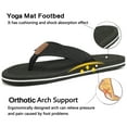 thumbnail image 4 of Ecetana Men's Flip Flops Beach Thong Sandals Comfortable Outdoor Slippers, 4 of 6