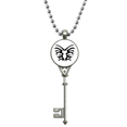 thumbnail image 1 of Insecto araña Negro Telaraña ilustración Colgante Collar Vintage Llavero Plata Joyas Unbranded M, 1 of 3
