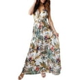 thumbnail image 3 of Julycc Women Summer Boho Long Maxi Dress Party Beach Floral Sundress, 3 of 4