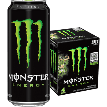 Monster Energy Extra Strength Super Dry Energy Drink, 12 Fl. Oz., 12 