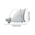 thumbnail image 2 of Orinal de emergencia para adultos. Inodoro portátil de viaje con tapa antiderrames. Para uso masculino/femenino en atascos de tráfico., 2 of 7