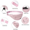 thumbnail image 4 of Riñonera MAXTOP Grande 32x14x9 cm con 4 Cremalleras Rosa, 4 of 6
