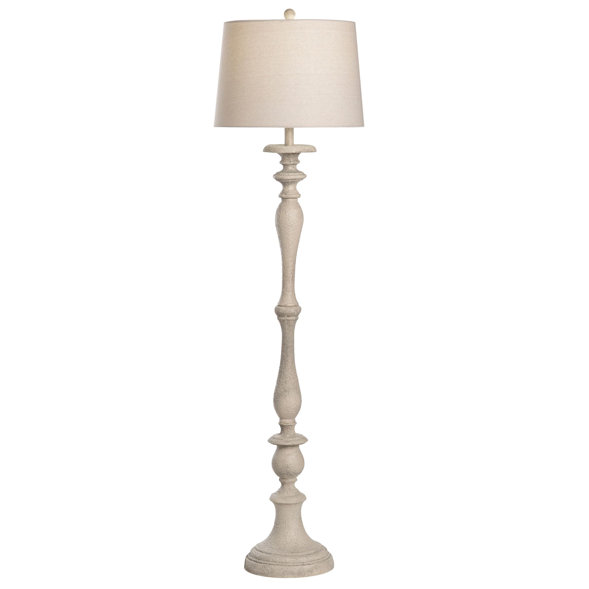 Lisburn 60" Floor Lamp, Cream