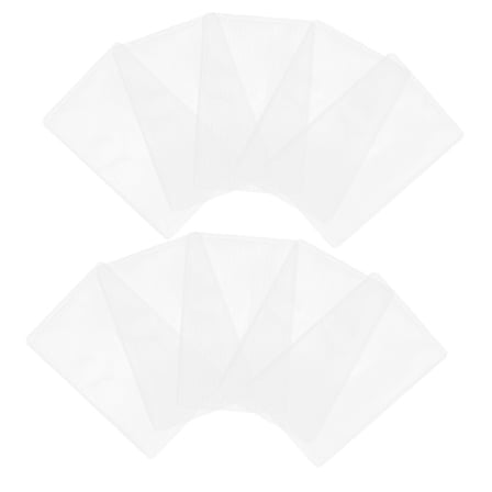 Clear PVC Card Protector Sheets Waterproof and Dustproof ID Badge Holder for Home Use 50pcs