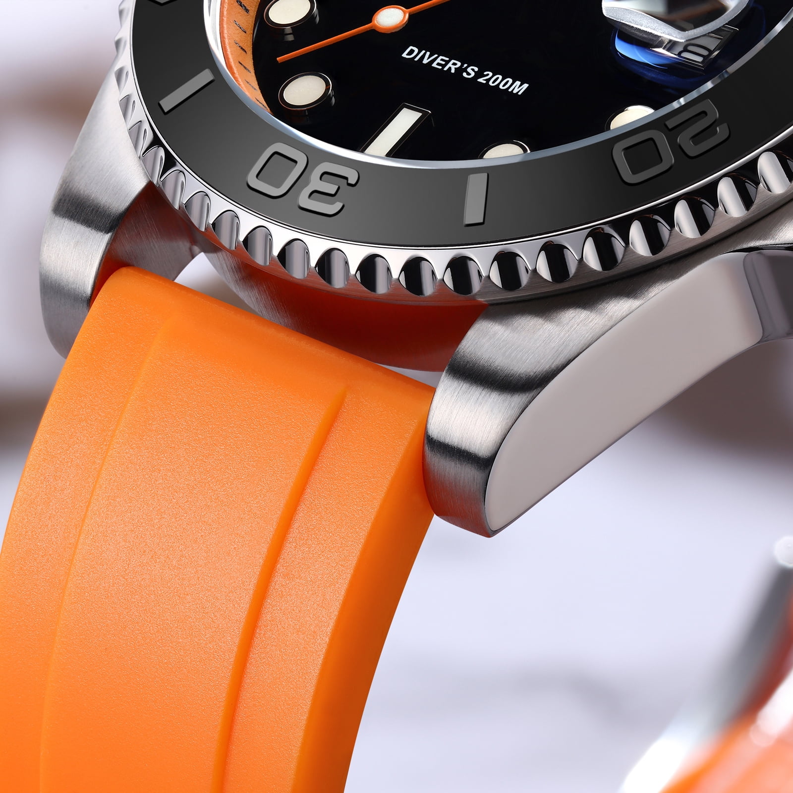 ADDIESDIVE Mens Watches 200M Water Resistant Dive Watch, Japanese Quartz Movement, Ceramic Bezel & Super Luminous Quartz Watches for Men