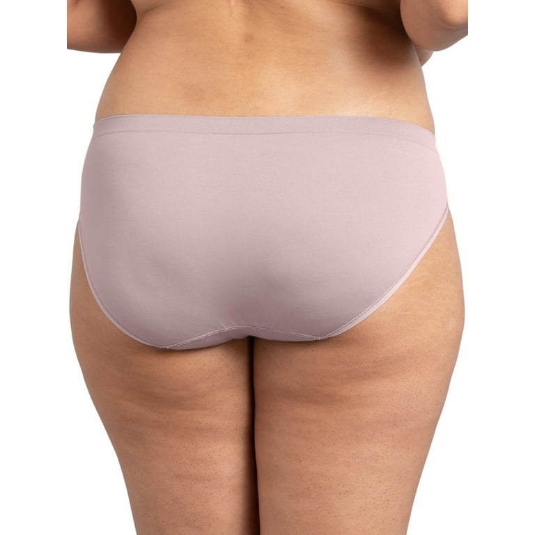 Fruit of the Loom Women's 360 Stretch Seamless Bikini Underwear, 8 Pack,  Sizes S-2XL