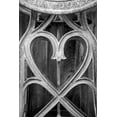 thumbnail image 2 of Susan Vizvary Photography 13x18 Black Ornate Wood Framed with Double Matting Museum Art Print Titled - Metal Heart, 2 of 4