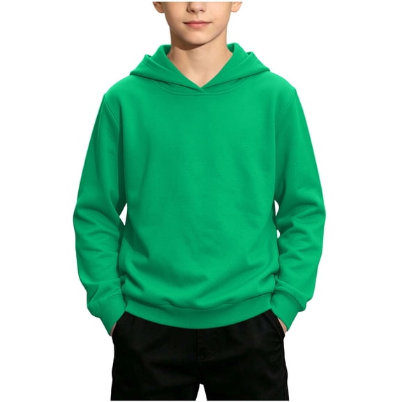 yillto Boys Hoodies Sweatshirt Long Sleeve Pullover Loose Casual Fall Hooded Sweatshirts 1-15 Years