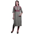 thumbnail image 1 of Bimba Printed Indian Top Long Kurti Dress Straight Tunic DressesÂ&nbsp;ForÂ&nbsp;Women, 1 of 5