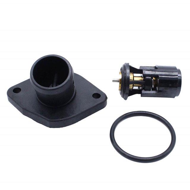 Termostato De Brida De Refrigerante Del Motor 032121121B 032121110B Ajustador De Temperatura De Repuesto Compatible Con Golf 4 1J 1,4 16V 1,6 16V Coche Cateissary VI003611-00