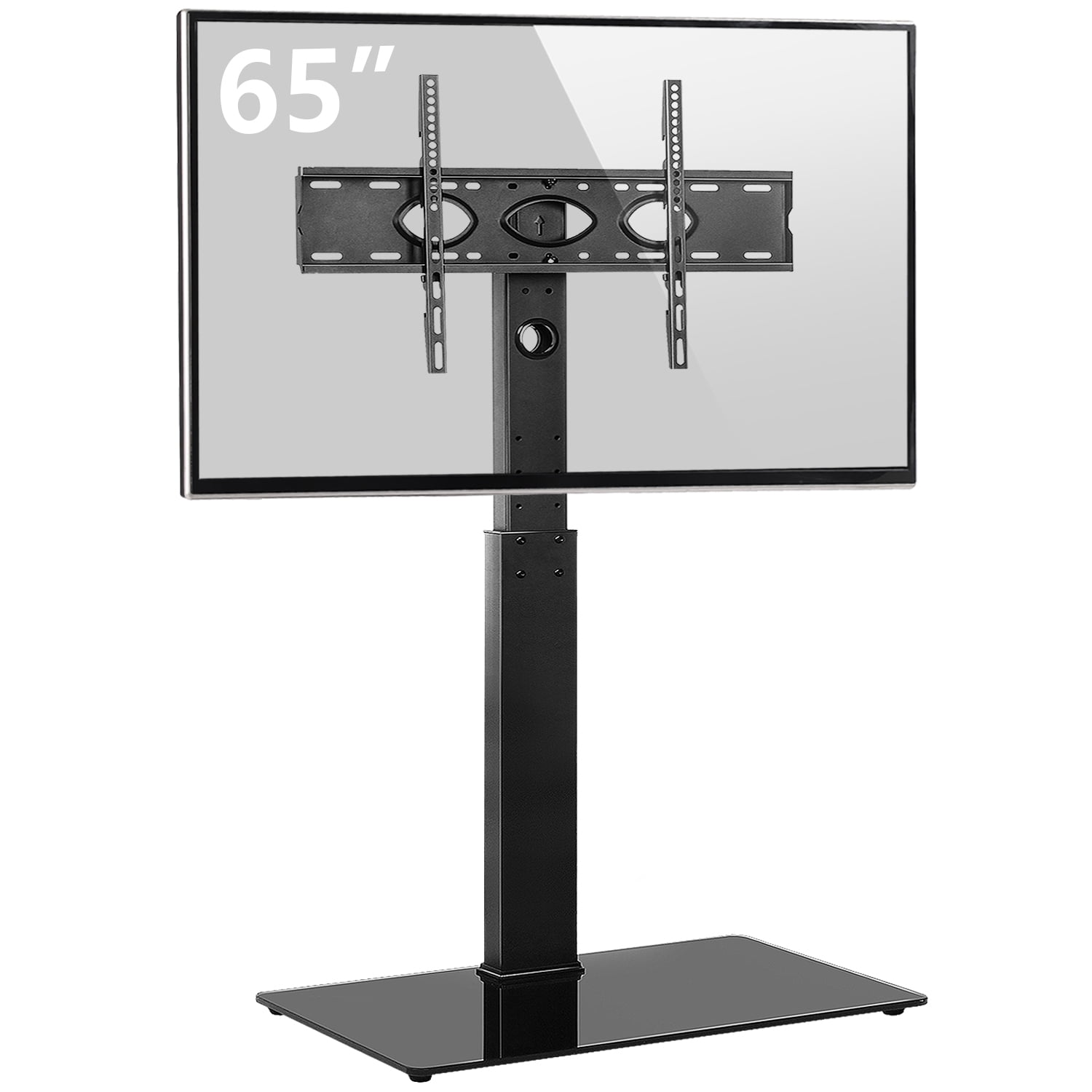 Corner Floor TV Stand with Swivel Mount Bracket for Flat Panel