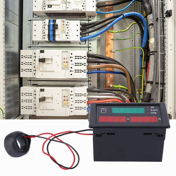 Medidor De Voltaje, Amperímetro Resistente Práctico Para Energía Eléctrica Para Corriente Para Factor De Potencia Para Voltaje