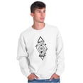 thumbnail image 5 of Dual Whales Compass Spirit Animal Sweatshirt for Men or Women Brisco Brands S, 5 of 6