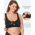 thumbnail image 3 of Lilvigor Post Surgery Bra Surgical Bra Compression Sports Bra Front Closure Cross Back Bras for Women Close Breast Augmentation Bra Wireless, 3 of 7
