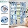 thumbnail image 3 of Yayeee Window Curtains Light Filtering 63"x42" Grommet Panel Pair Home Living Room Decor, Butterflys Flowers Pattern, 3 of 7