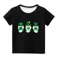thumbnail image 2 of Edvintorg St. Patrick's Day T-Shirts for Children Kids Boys Girls Summer Tshirt Fashion Cute Round Neck Printed Short Sleeve Casual Tops for Teeanger 3-14Years, 2 of 4