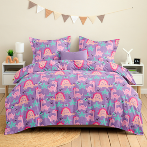 CGK Unlimited Kids Full Dinosaur Duvet Cover Set, 3-Piece