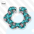 thumbnail image 3 of Hirioo Skull Cat for Baby Cotton Petal Bib Drool Bibs for Baby Boy Unisex, 3 of 9