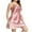 Pink Nightgowns for Women, variant on ylioge XL-5X Womens Plus Size Nightgowns Silk Satin Spaghetti Strap Sleepshirts Ladies Lightweight Solid Soft Homewear Mini Pajama Dresses
