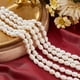 thumbnail image 4 of Aproximadamente 110 cuentas de perlas de agua dulce de 6 a 7 mm con forma de arroz blanco cremoso, perlas de agua dulce sueltas, perlas cultivadas naturales de agua dulce., 4 of 7