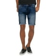 thumbnail image 1 of CULTURA Men's Denim Shorts Fashion Roll Up Slim Fit Modern Stretch Jean Shorts for Men, 1 of 7